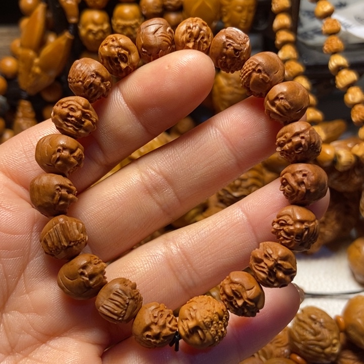 【闪购商品】橄榄核手串/手链桃核罗汉有轻微色差