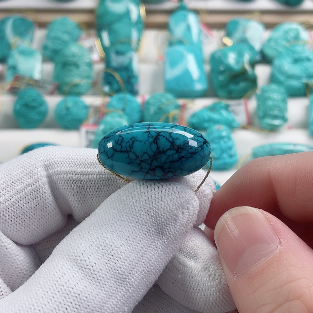 绿松石颈饰未镶嵌直径14.5