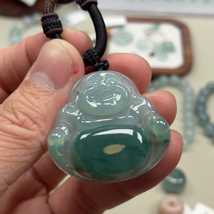 翡翠未镶嵌挂件天然翡翠