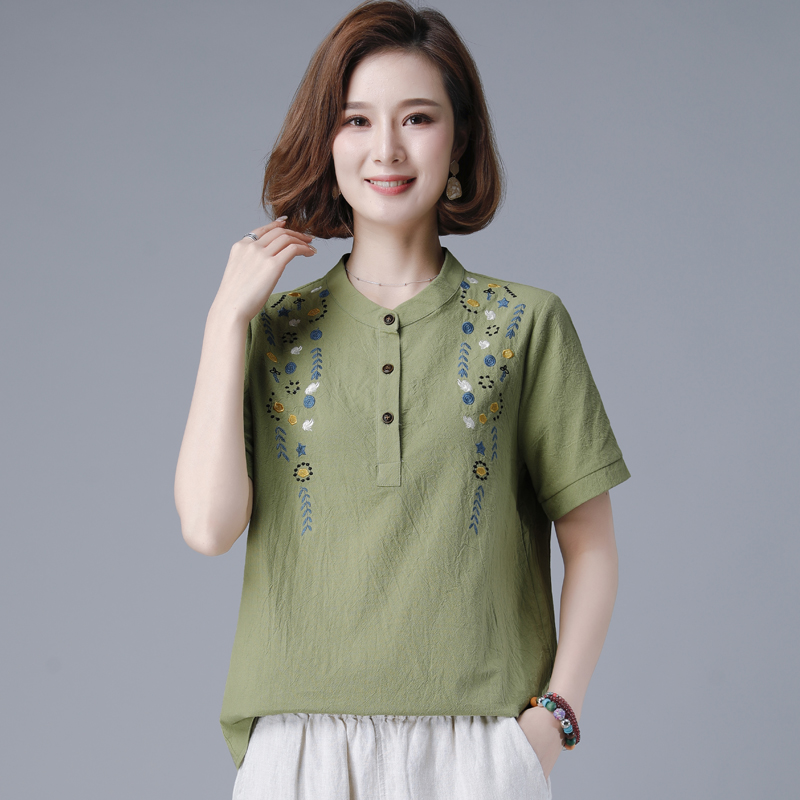 新款夏季减龄上衣时尚休闲T恤8017