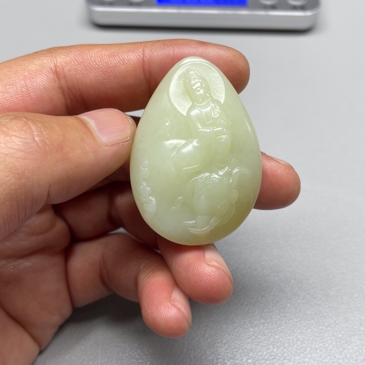 和田玉吊坠(不含链)未镶嵌旭****站