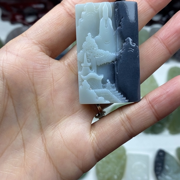 山***水和田玉（糖玉）未镶嵌颈饰分单拍链接