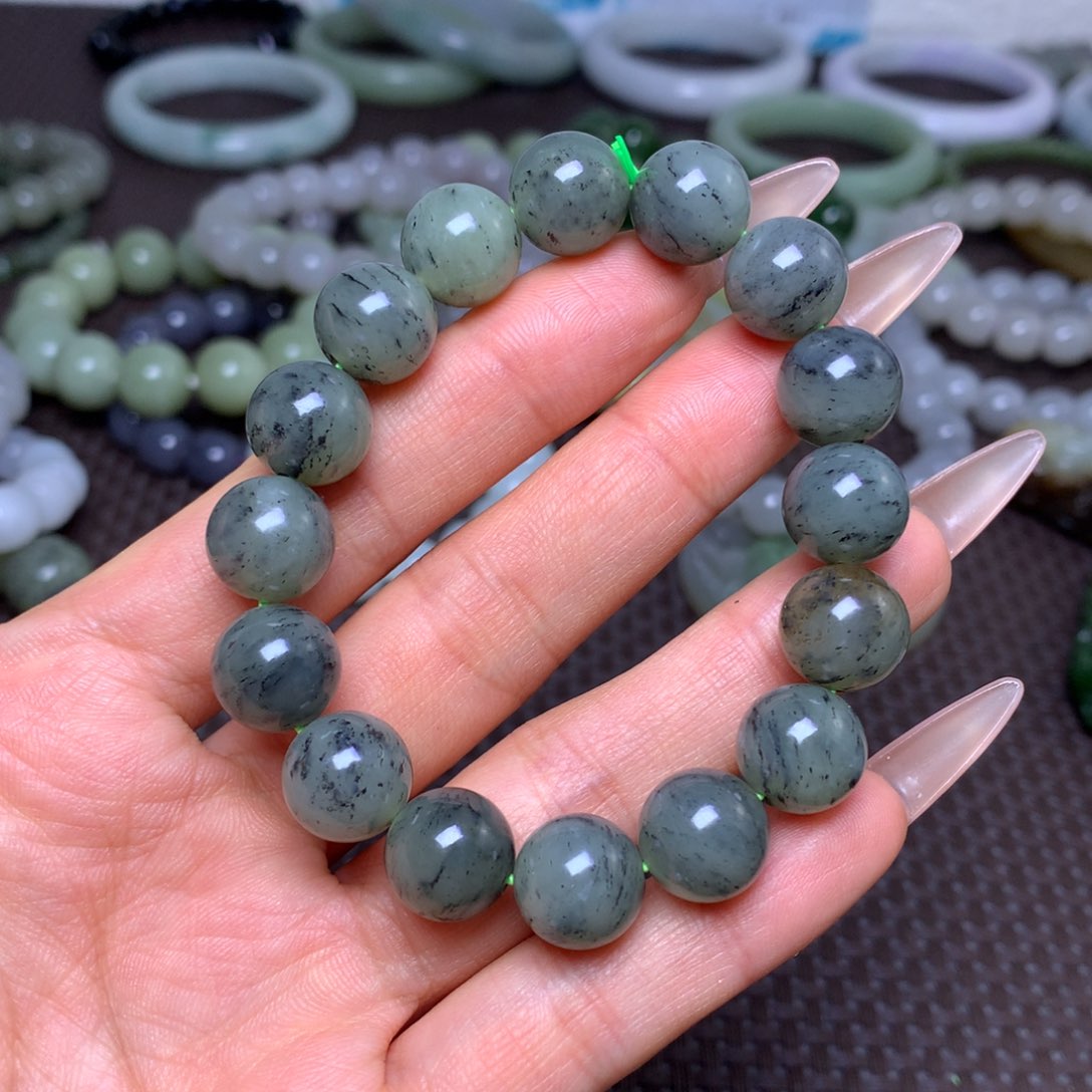 未镶嵌手串和田玉卡12