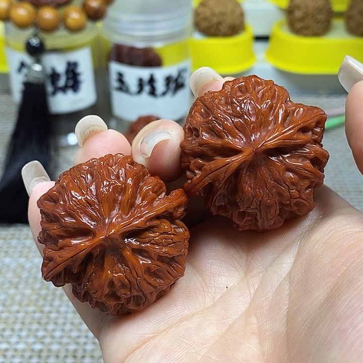 文玩核桃把件苹果