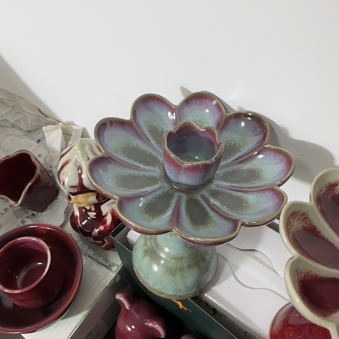 摆件陶郑家钧窑摆件