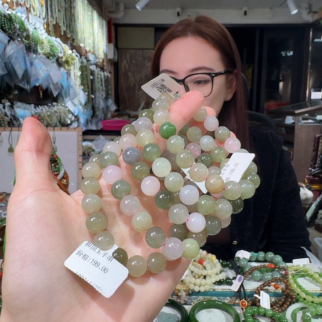 和田玉未镶嵌手链拍一发一多样性发货