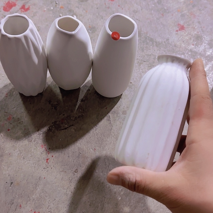 瑕疵12.5厘米4个小陶瓷磨砂