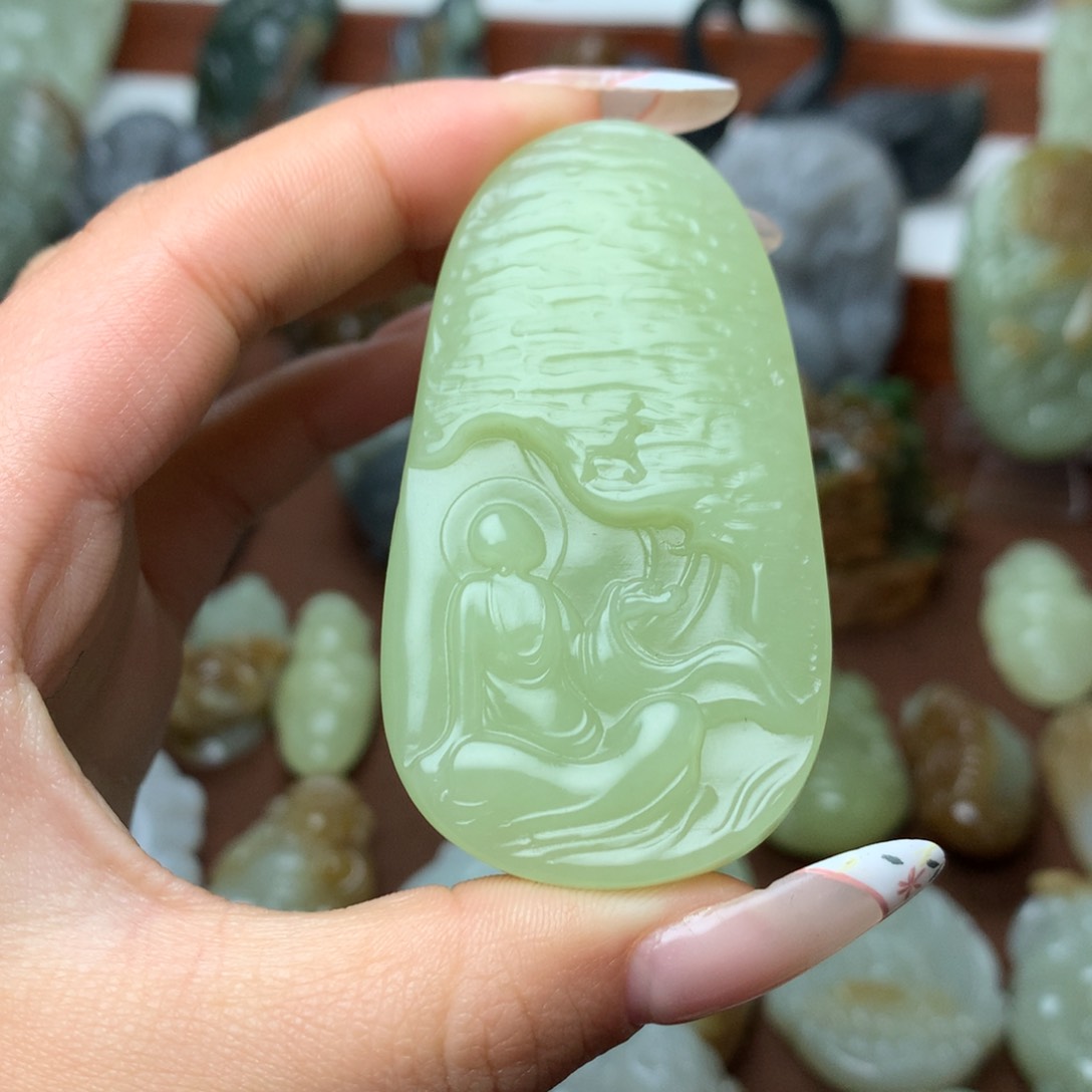 和田玉挂件未镶嵌