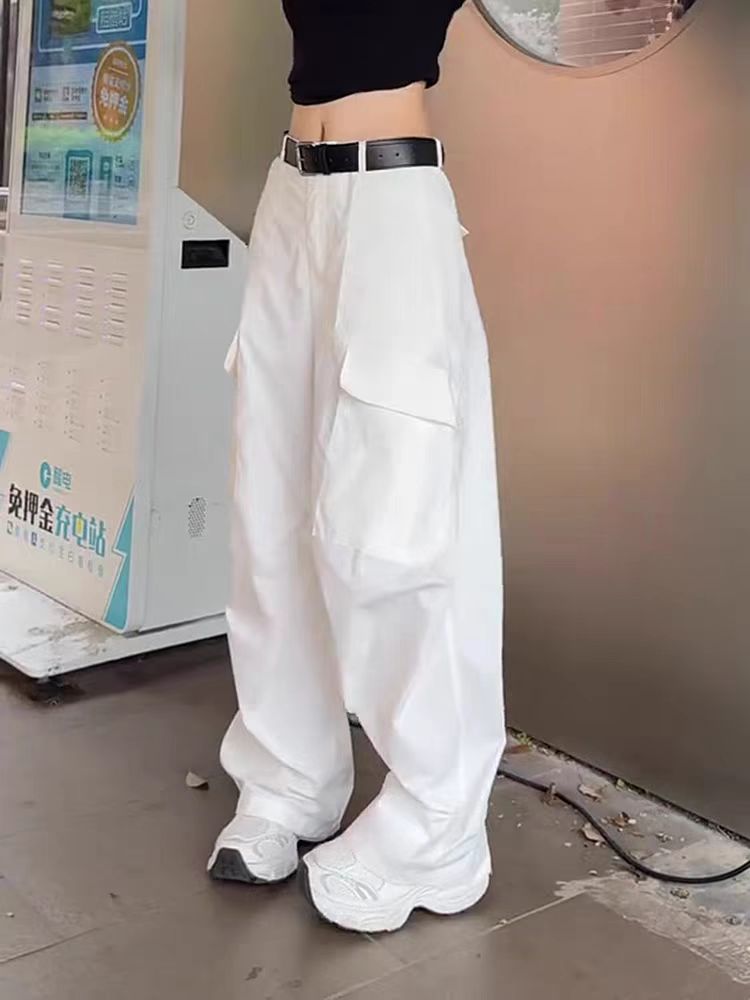 （清仓NO退NO换）口袋哈伦裤速干运动工装裤韩版显瘦夏季休闲