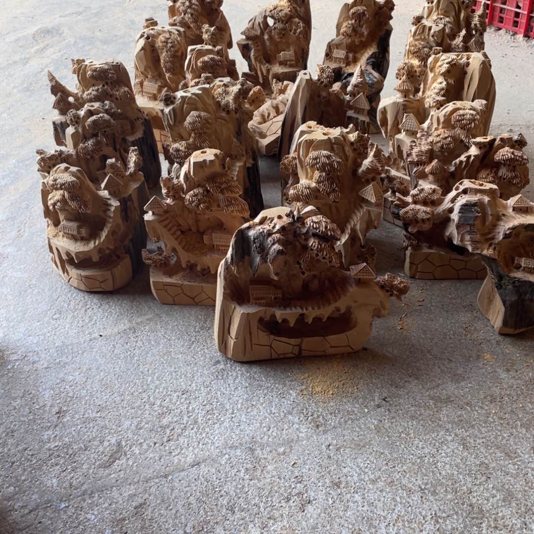 剑***雕柏木太行崖柏工艺品