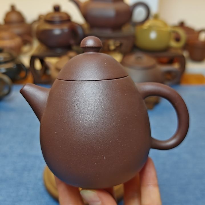紫砂茶壶黄龙山原矿紫砂壶龙蛋
