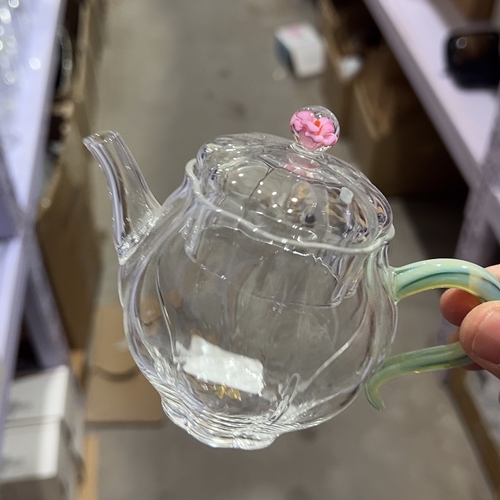 侧把 花语壶 绿玛瑙