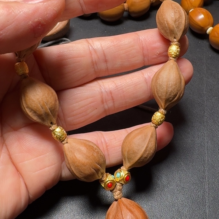 橄榄核手串/手链熟*三面佛