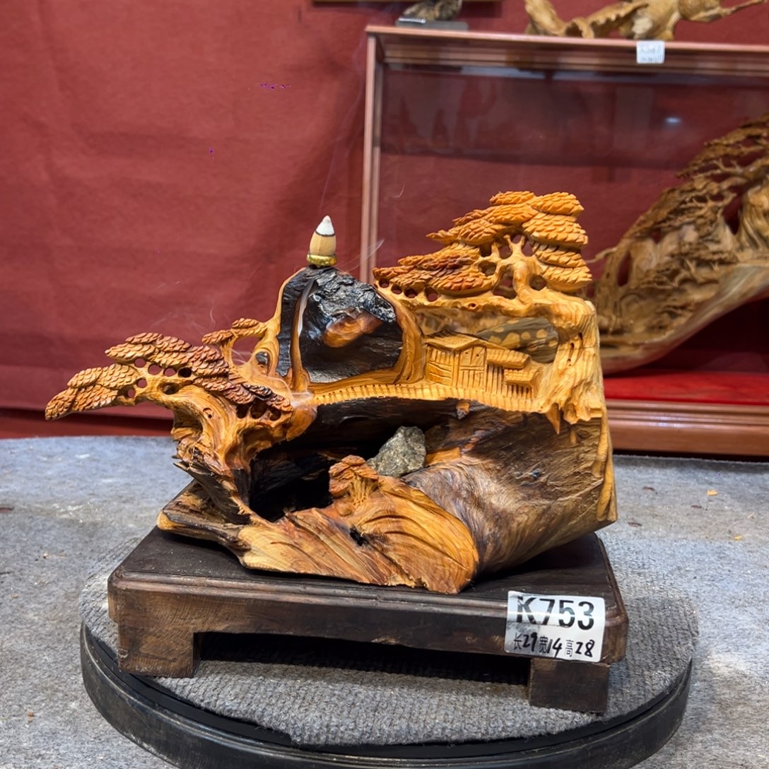 楠木崖柏木雕木雕工艺