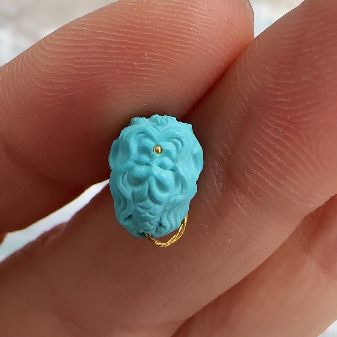 绿松石珠宝半成品未镶嵌