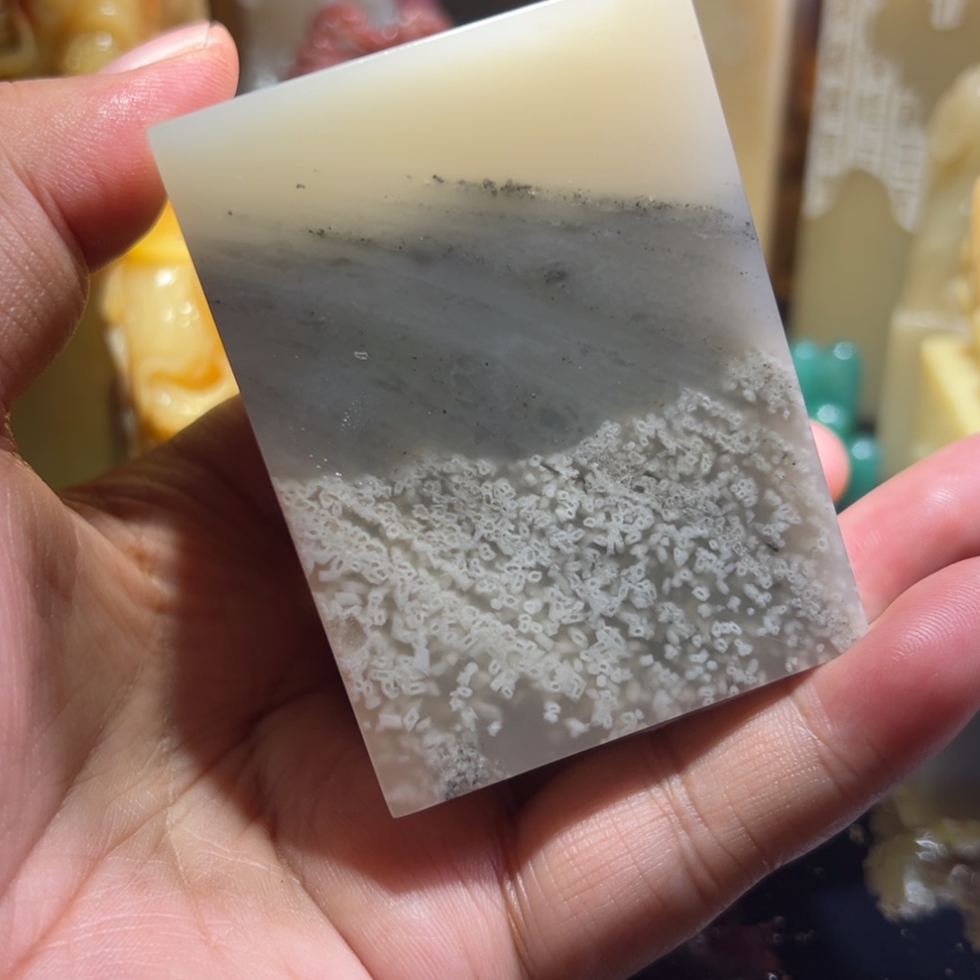 寿山石寿山鱼子冻