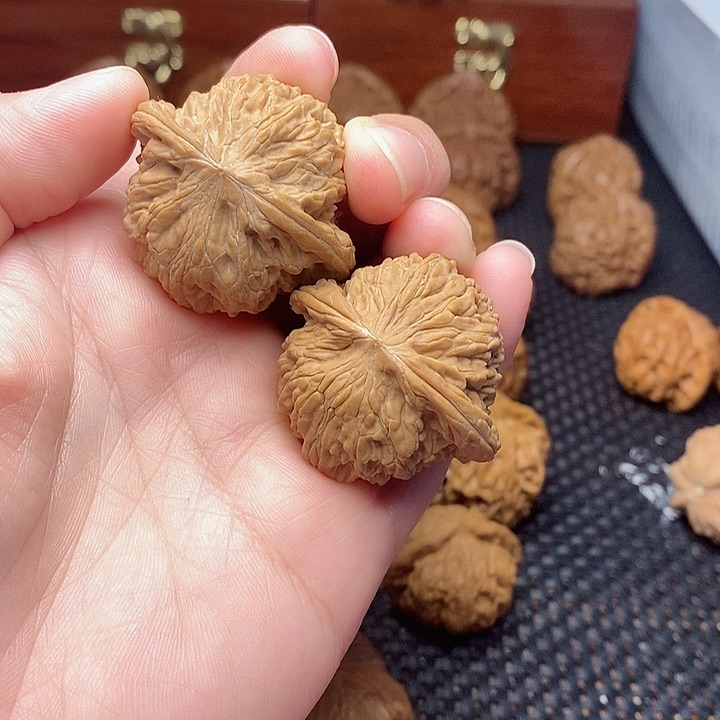 文玩核桃把件39磨盘