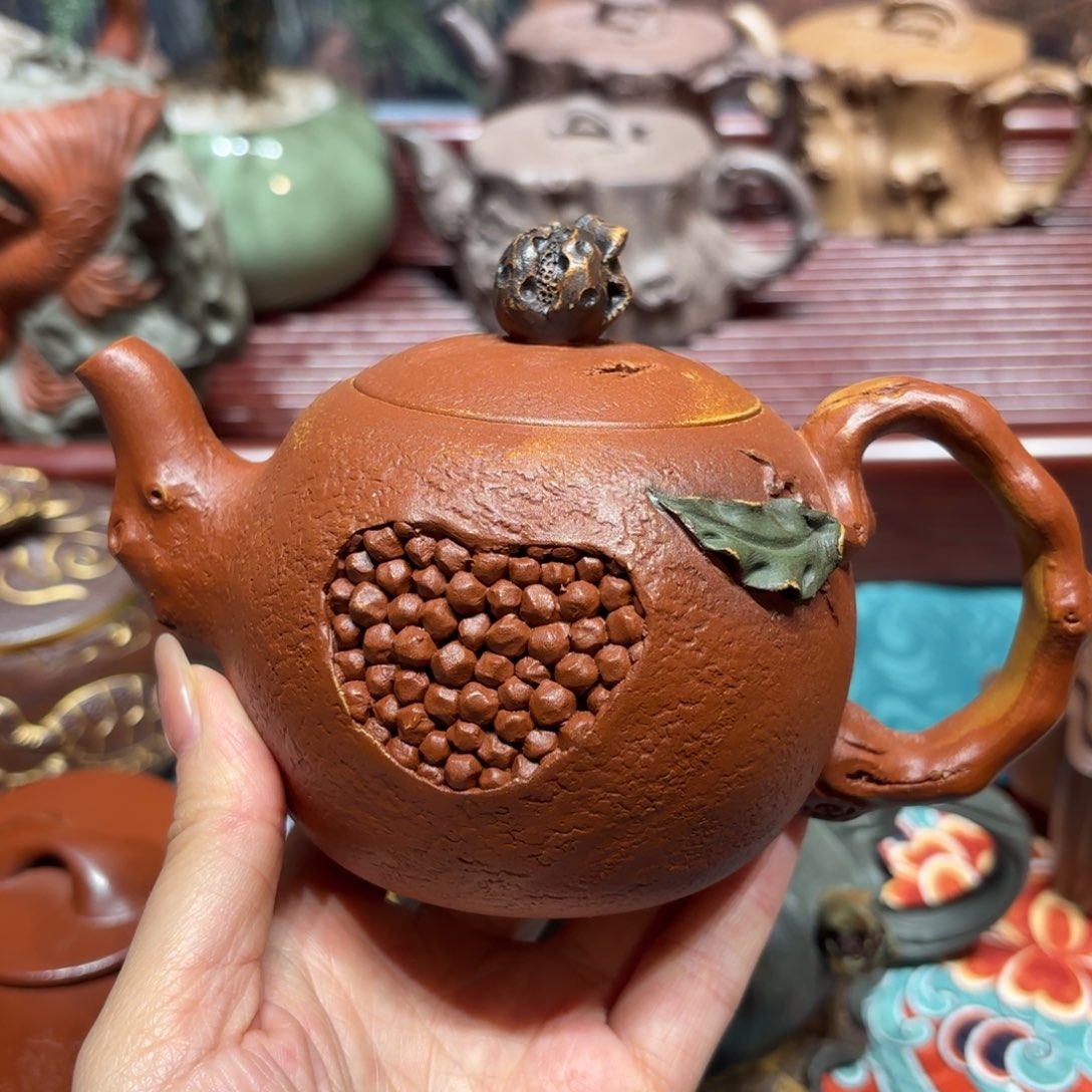 壶紫砂花开了吗我