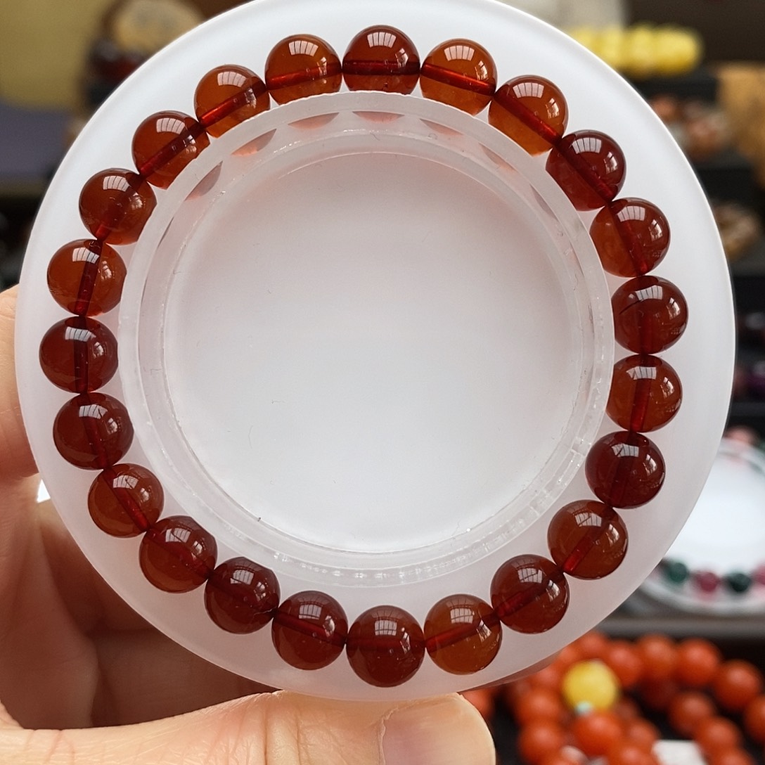 手链血珀未镶嵌手链