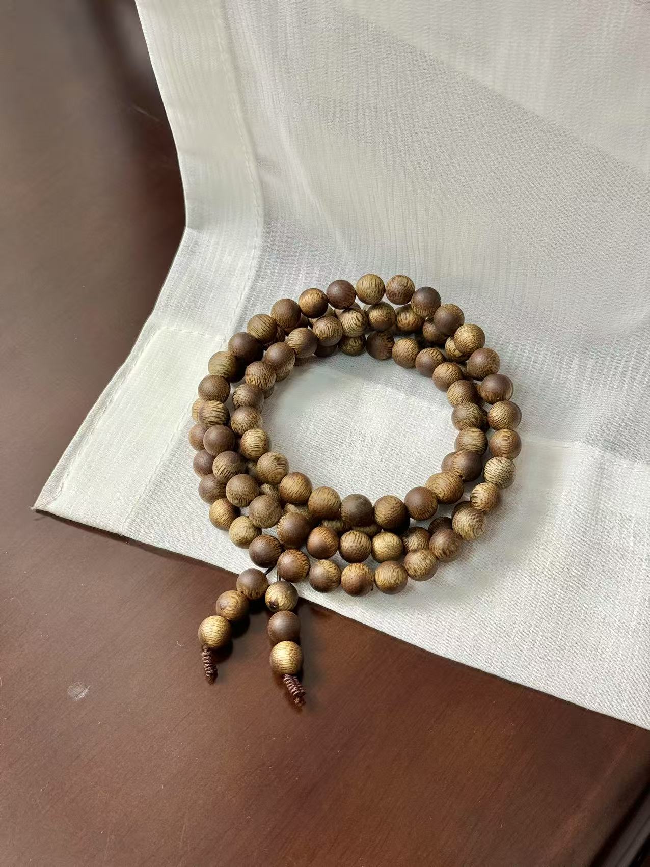 沉香白棋楠沉香手串卡9mm25克＋多样性发一条 108