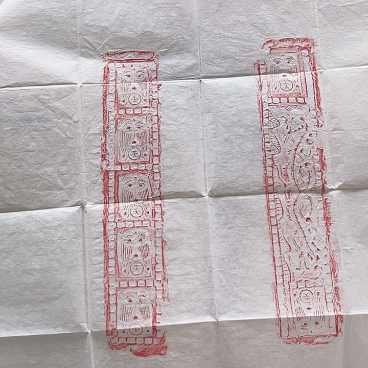 其他拓片用纸汉砖拓片