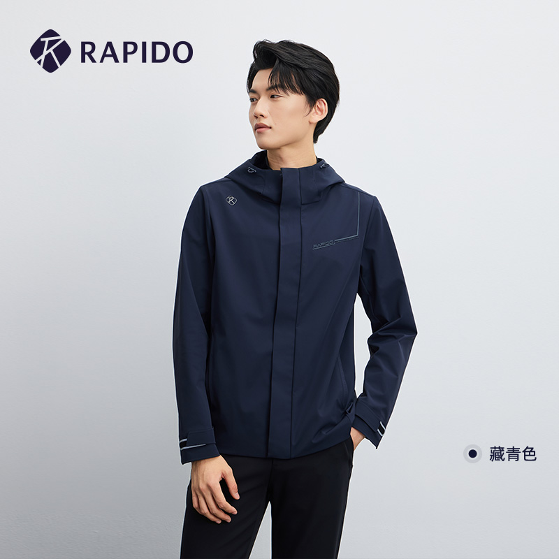 RAPIDO雳霹道2025年早秋男士运动休闲生活连帽夹克外套CN5739J01