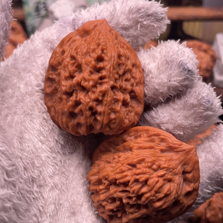 一***家核桃38尺秦岭野生虎头