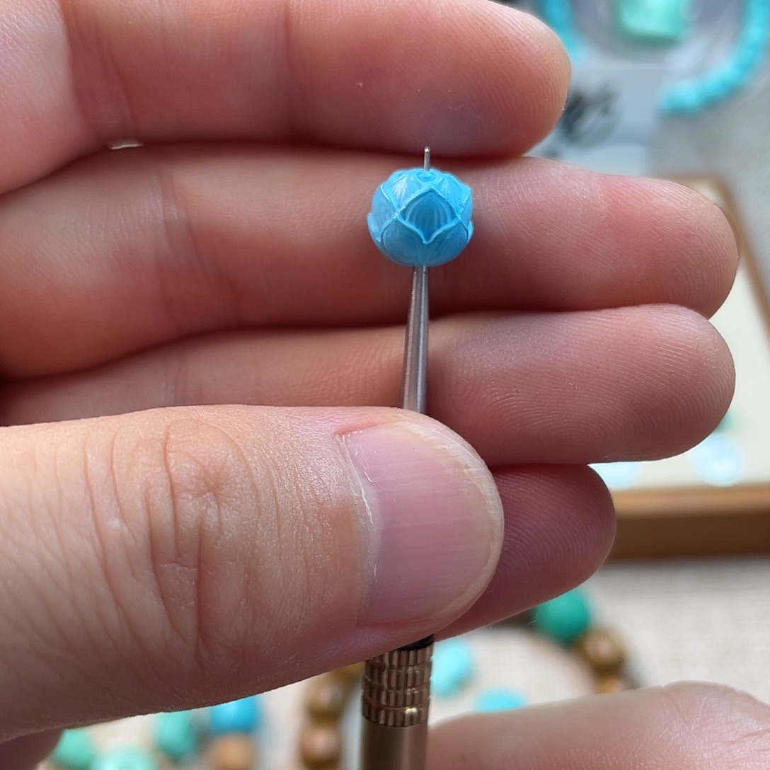 原生态湖北松配饰，直径8.5