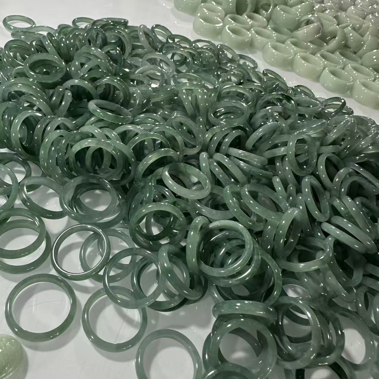 天然a货翡翠戒圈 d326-多样性发一件