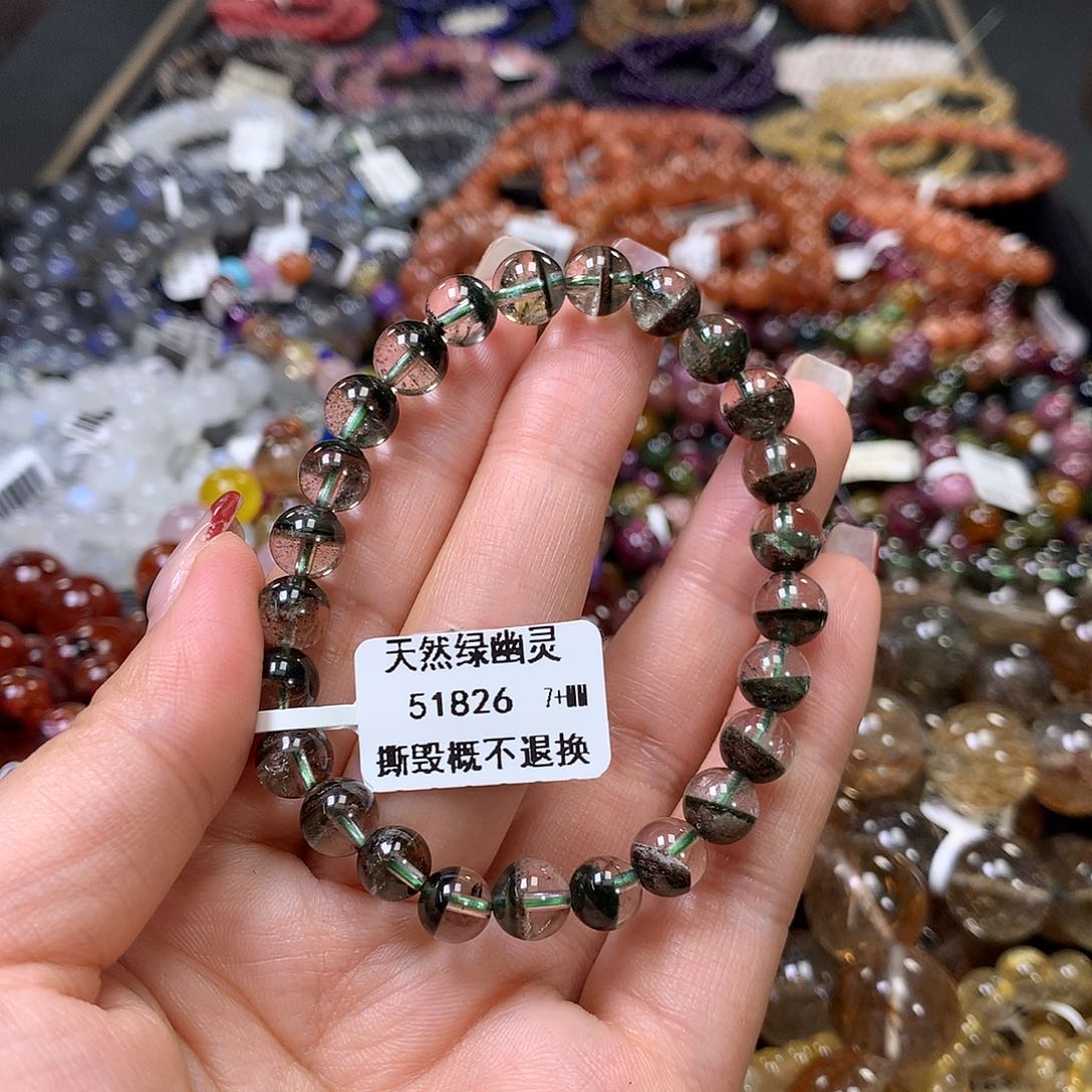水晶手链未镶嵌，