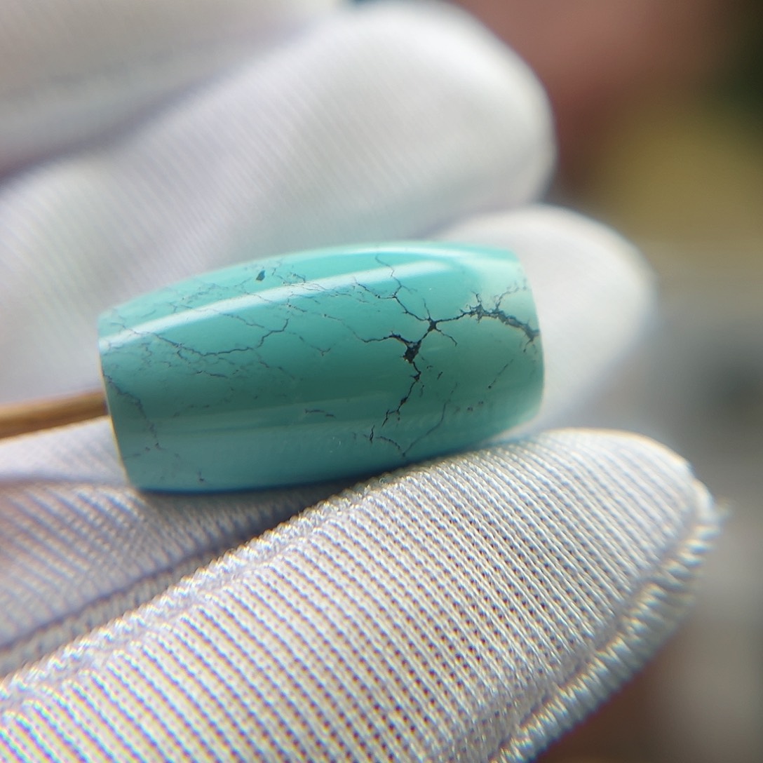 绿松石珠宝奇石未镶嵌11.5直径