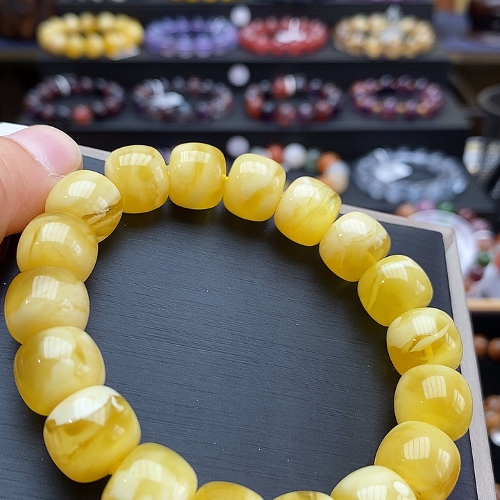 蜜蜡手链未镶嵌手链