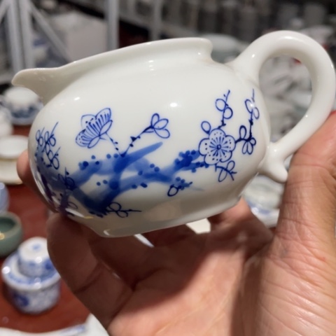 景德镇陶瓷公道杯手绘