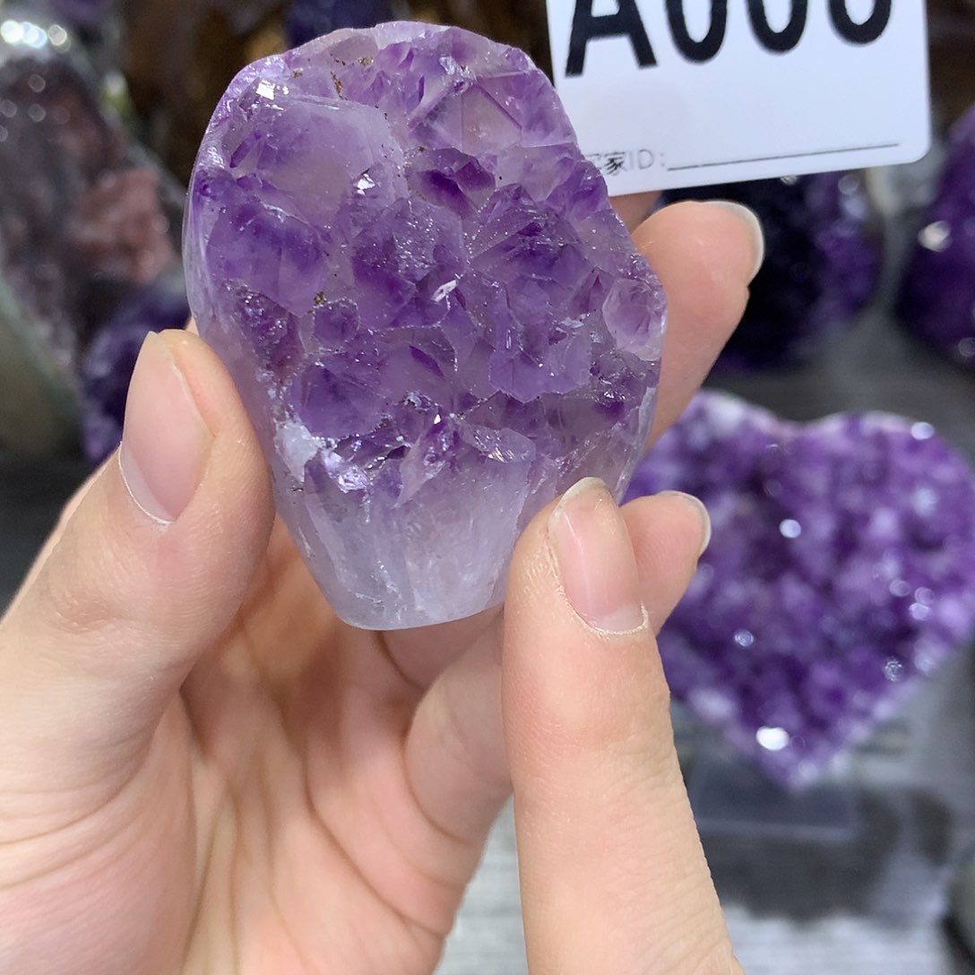 紫晶珠宝半成品未镶嵌008
