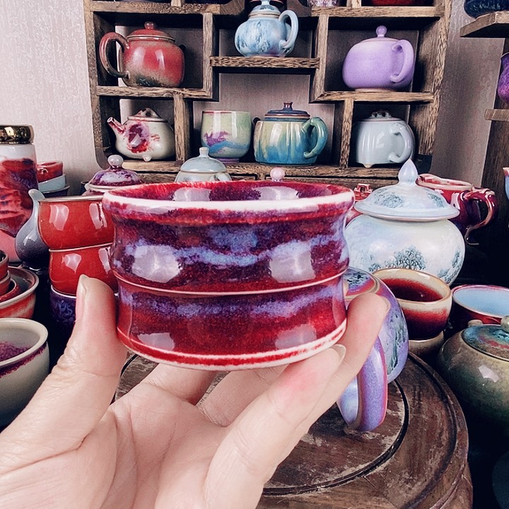 中国神后钧瓷茶具