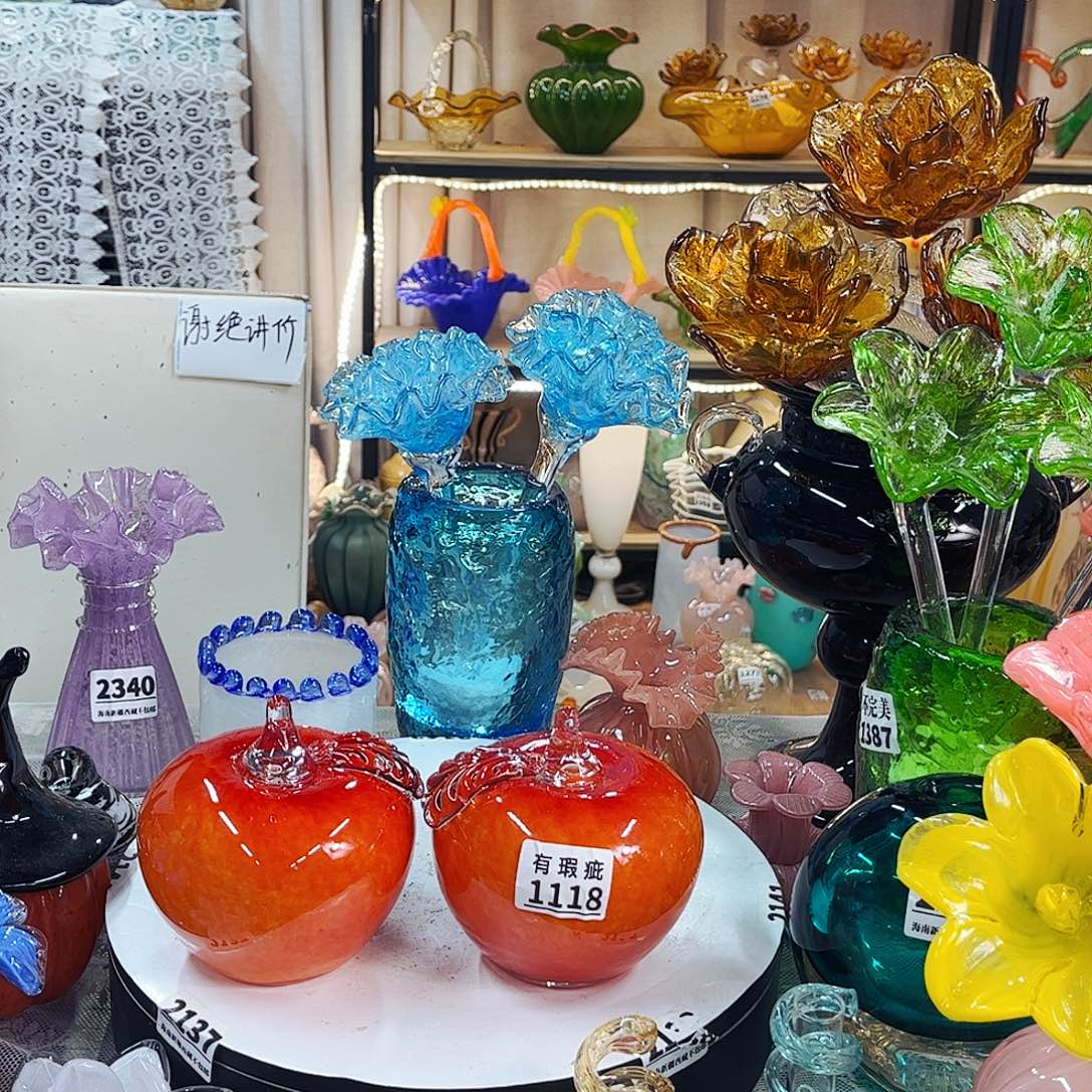 徊***笑2个苹果 家悦琉璃工艺品小瑕