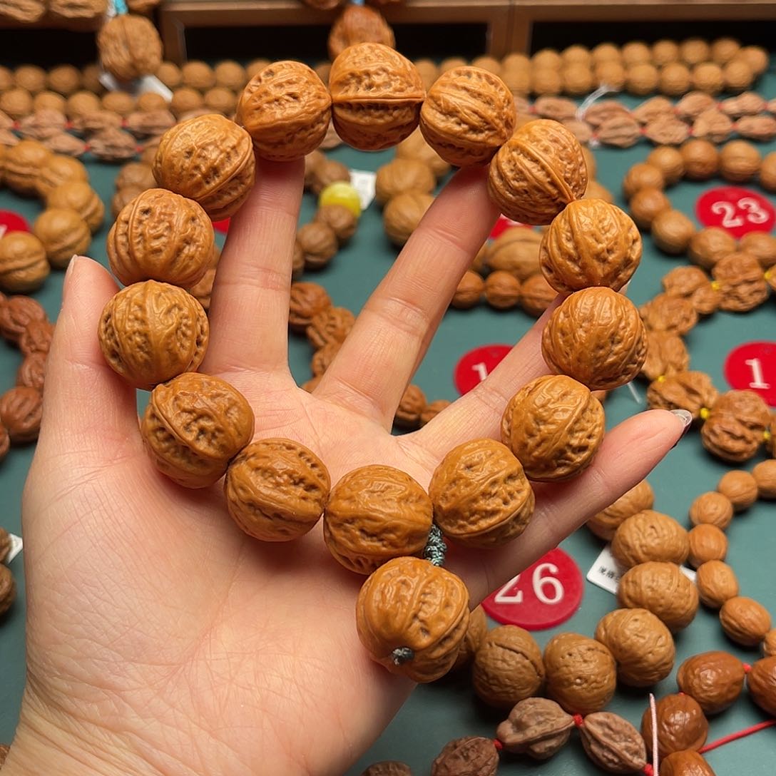 文玩核桃手串22尺寸手持