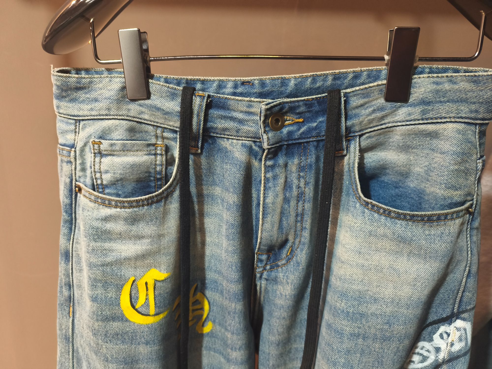 G838【發】小克家 潮流设计小克家牛仔裤