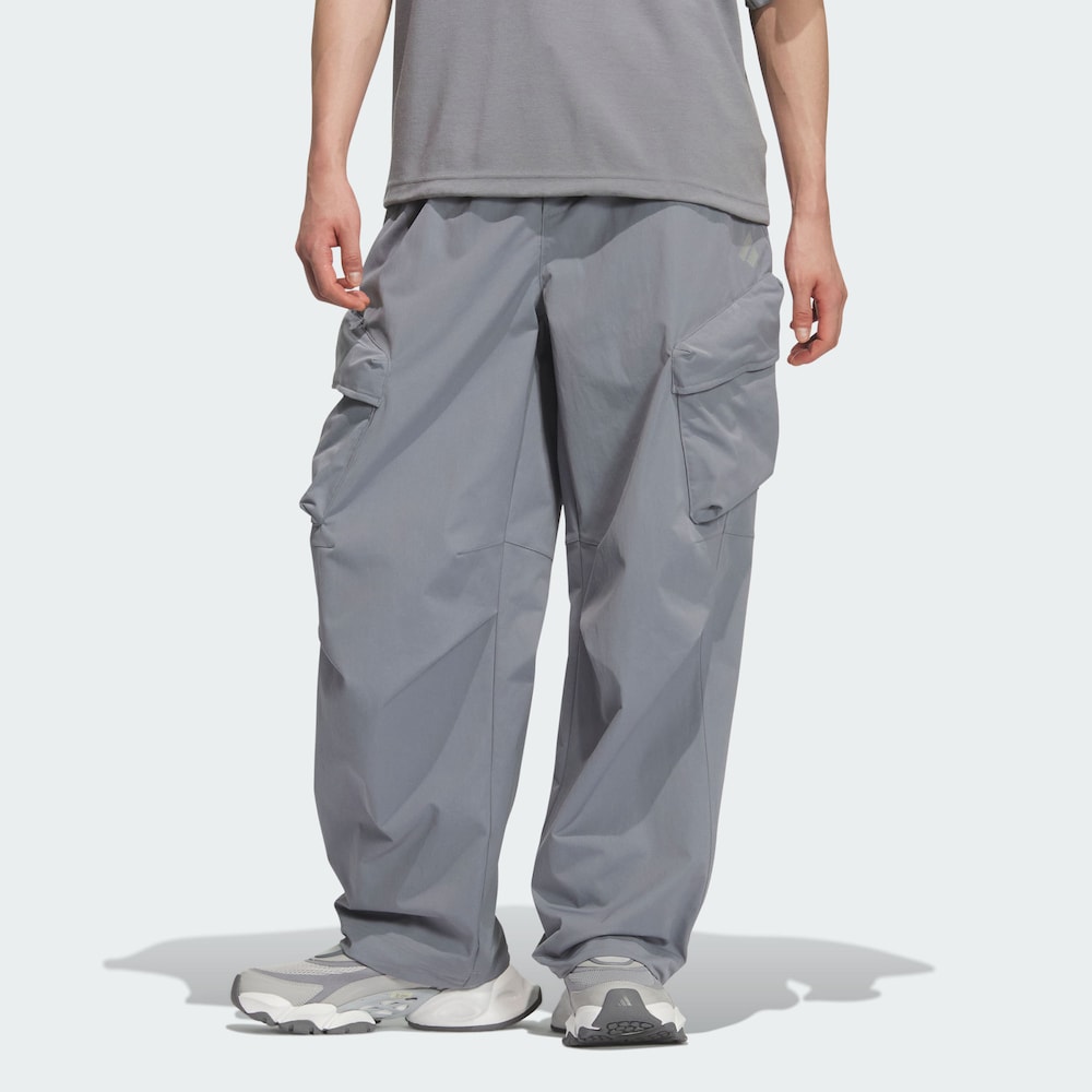 adidas阿迪达斯2025男子FOS WV CAR潮流时尚休闲宽松工装裤KR4469