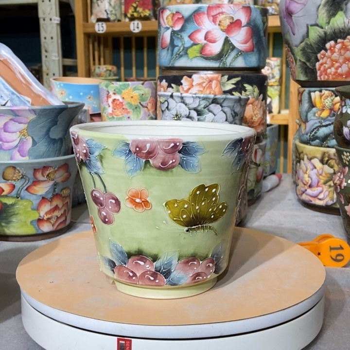 红陶景德镇艺术手绘作品