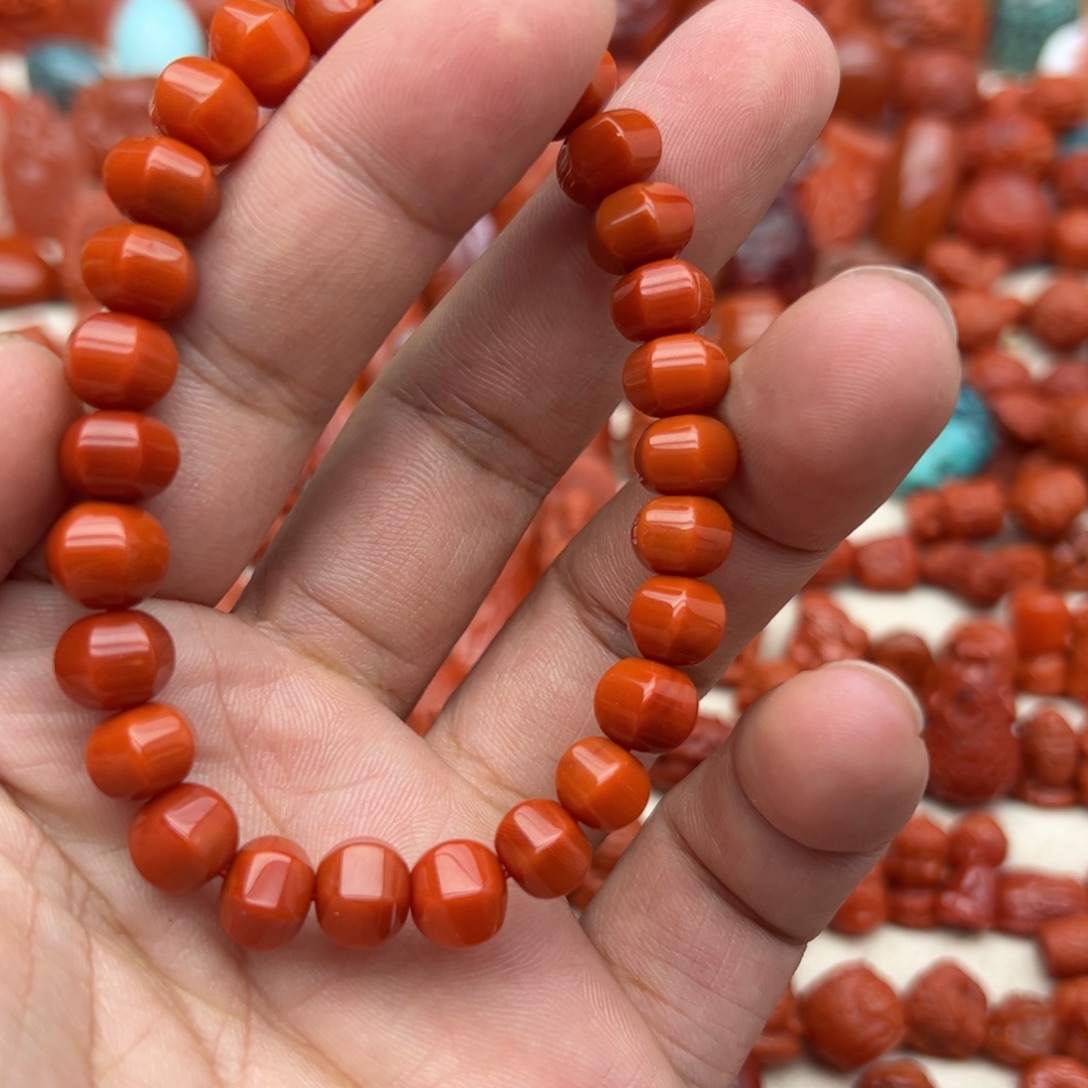 南红玛瑙配饰未镶嵌