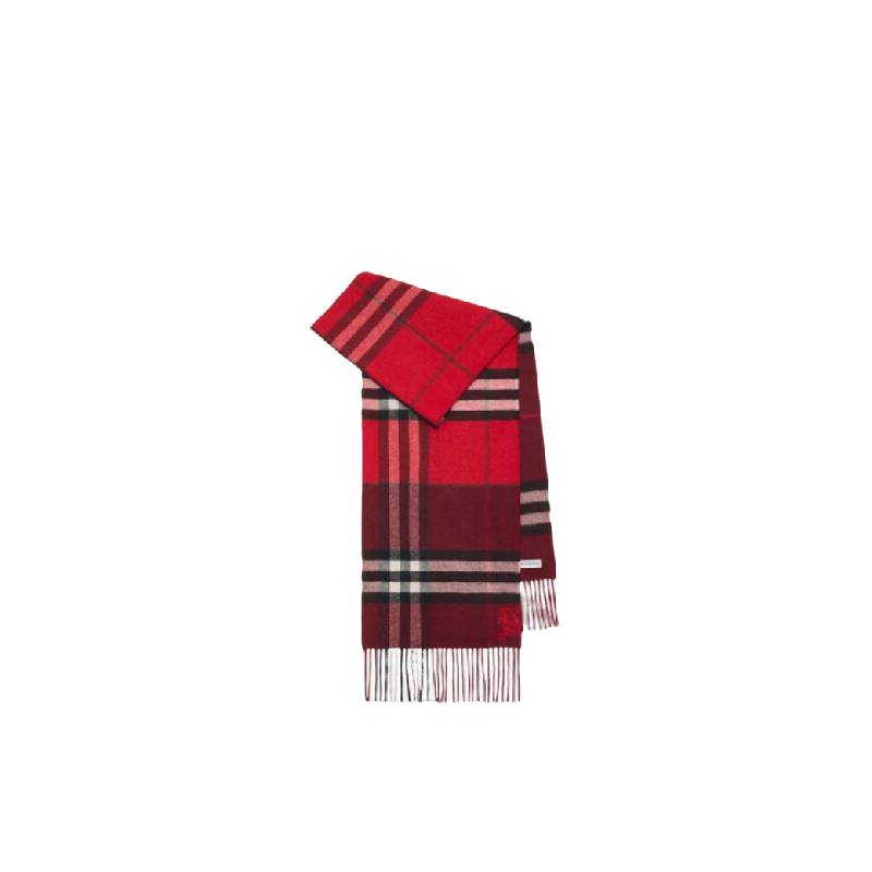 BURBERRY/博柏利【马上红】【新品】男女对比感格纹羊绒围巾81153141商品图