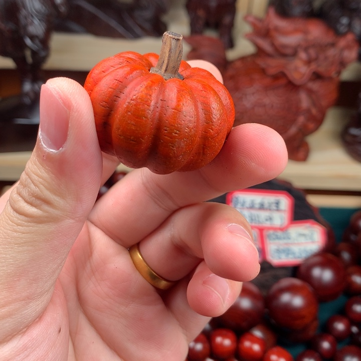 木红檀配黑檀小南瓜一个