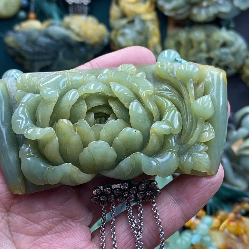 【闪购商品】未镶嵌岫玉吊坠乐*福