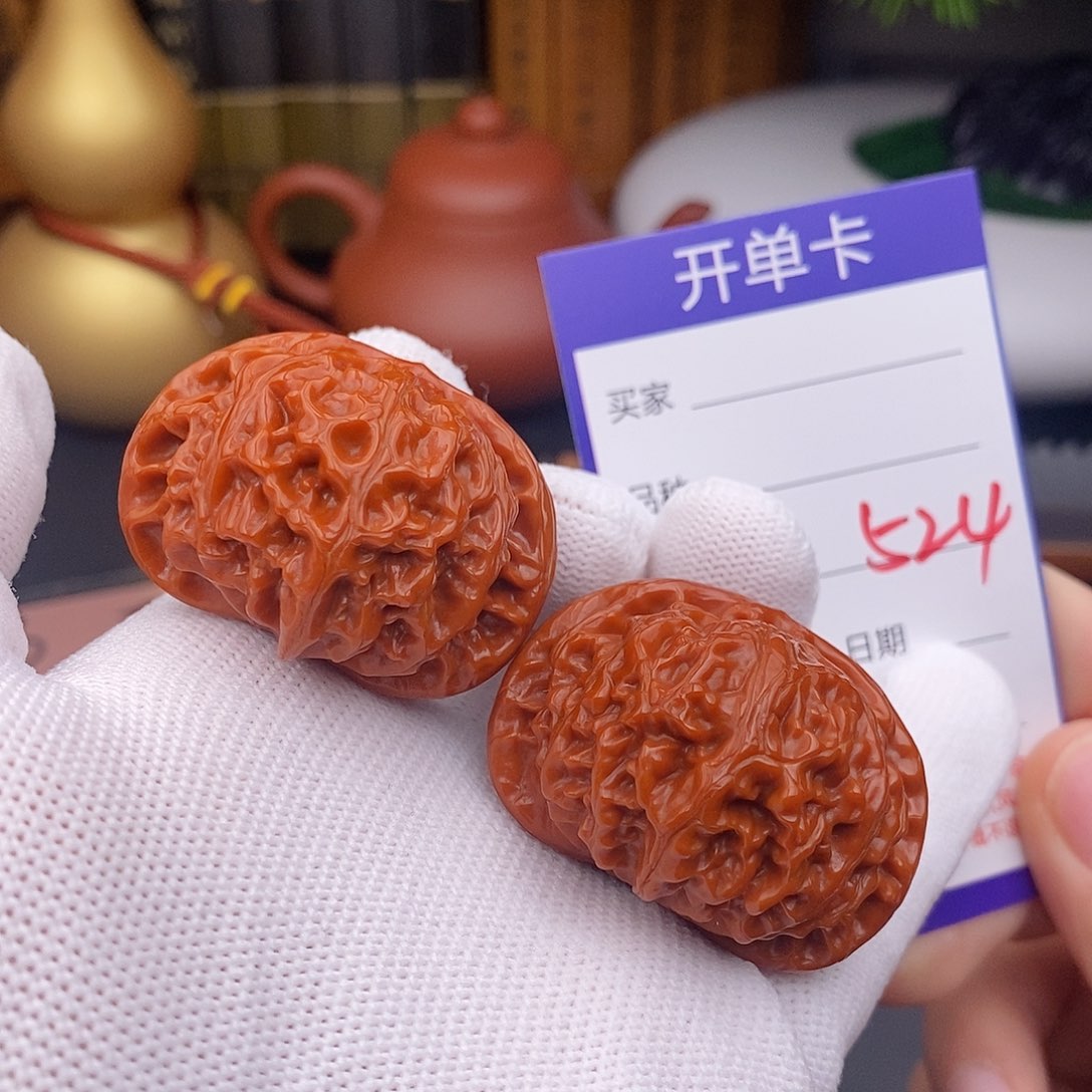 文玩核桃把件42宫灯524