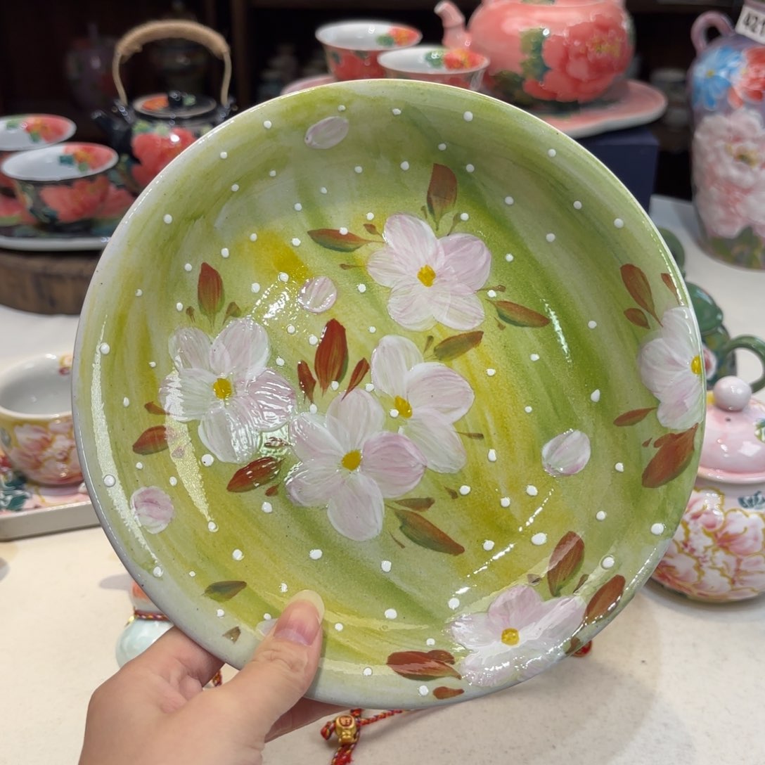 景德镇手绘高温釉下彩陶瓷茶具