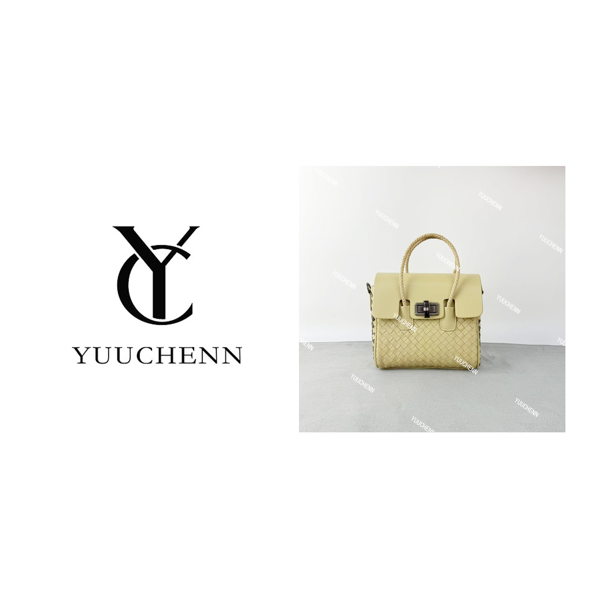 YUUCHENN/20cm原创设计高定真皮包HH6658