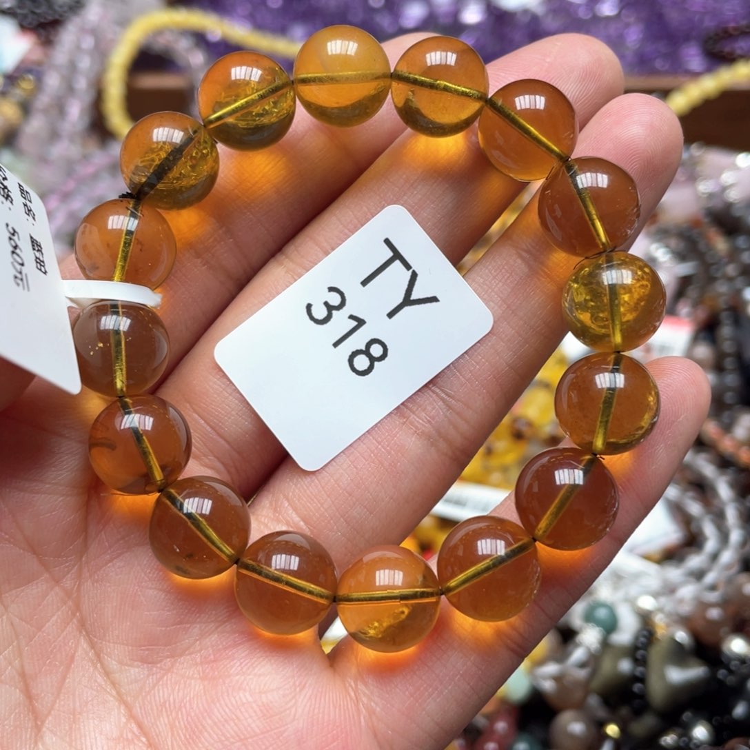 琥珀手链未镶嵌手串