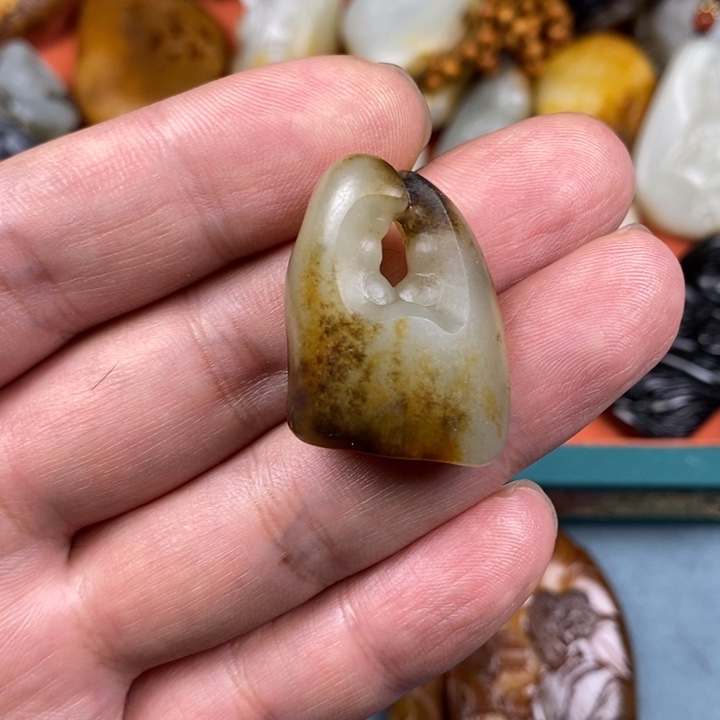 和田玉吊坠(不含链)未镶嵌用****8