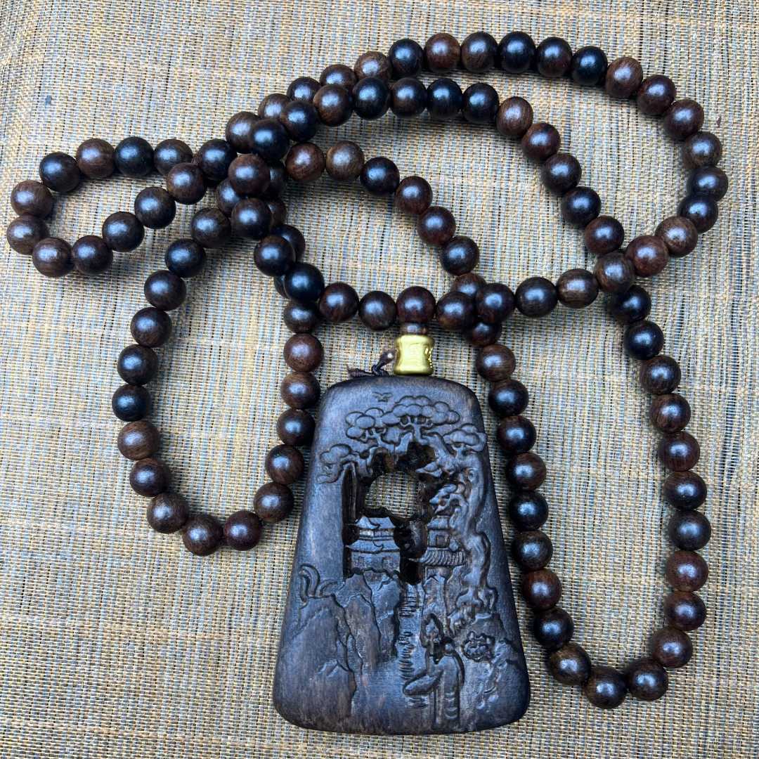 非金属吊坠 【 炎轩文趣斋】风景吊牌挂坠